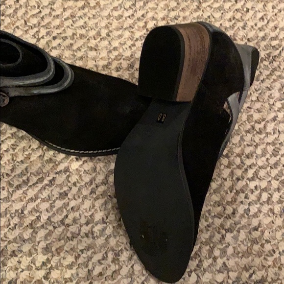 Steve Madden Black and Gray Ankle Boots Size 8M - Picture 3 of 4